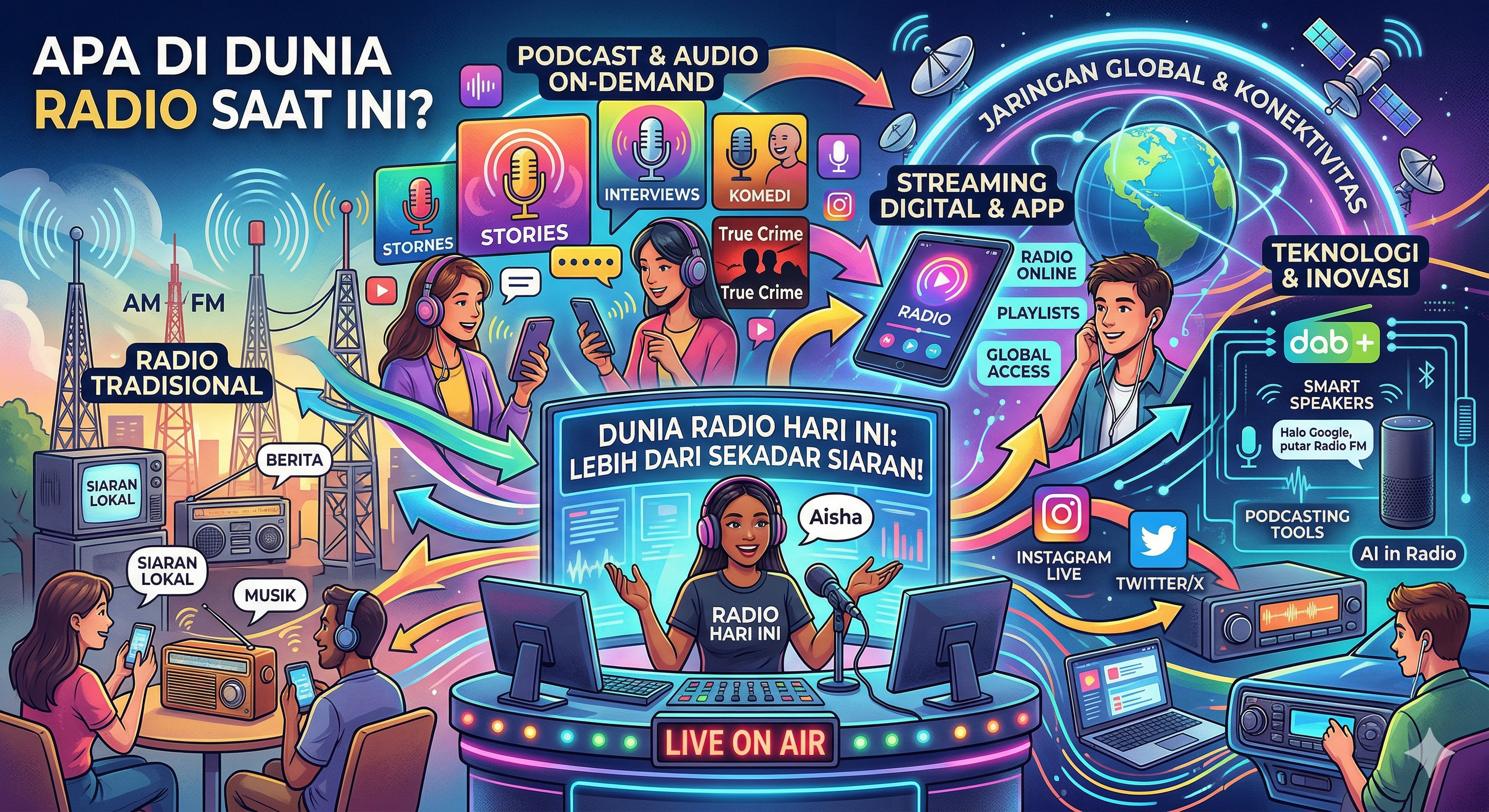 dunia radio saat ini di era digital