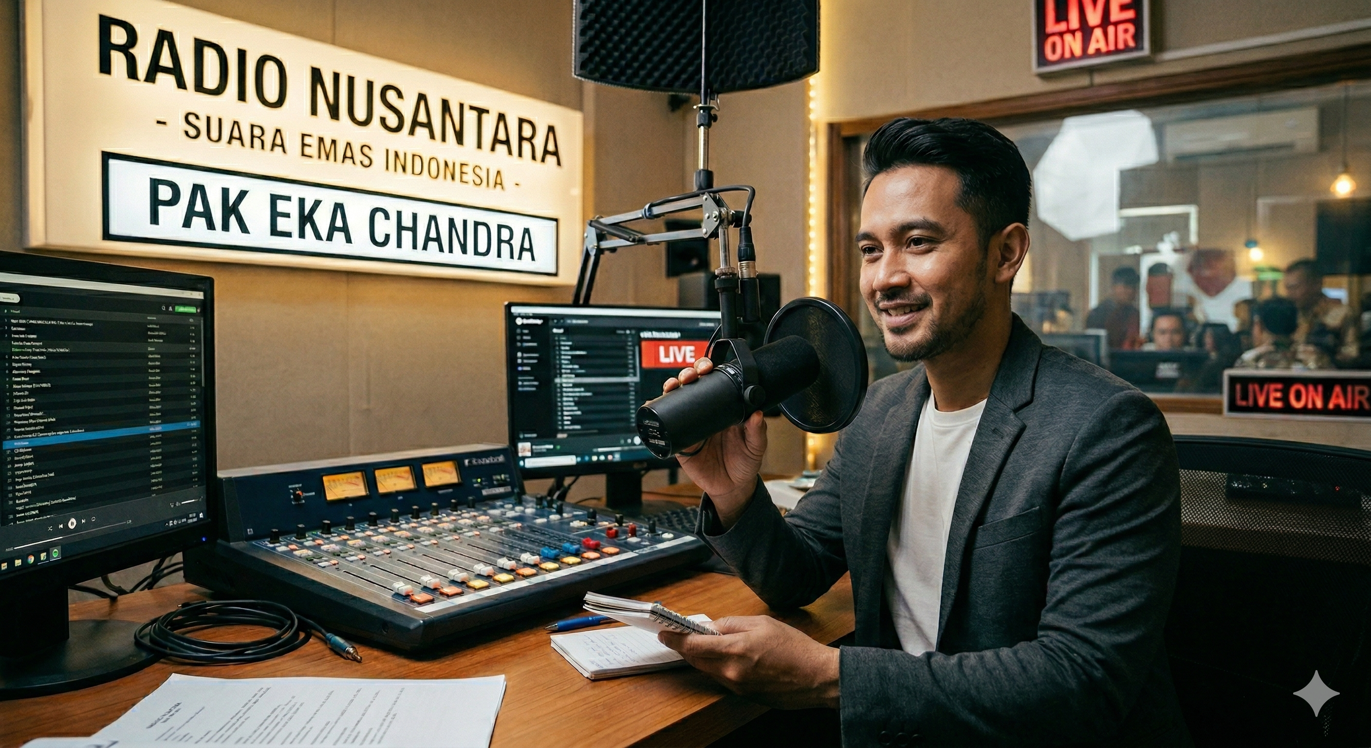 suara emas pak eka chandra penyiar radio indonesia